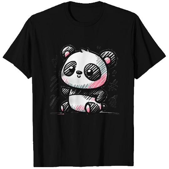 Panda doodle T Shirts