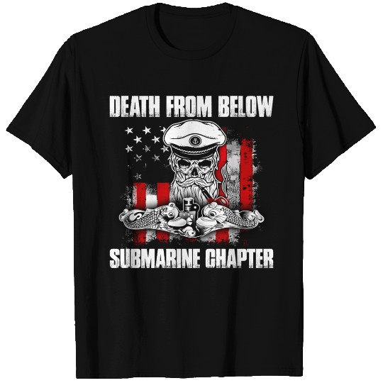 Death From Below Submarine Chapter Patriotic T Shirts