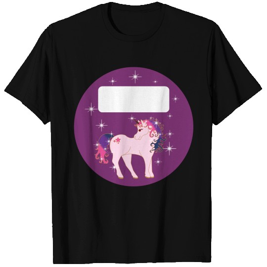 School Sticker - Fantasy unicorn - purple T Shirts