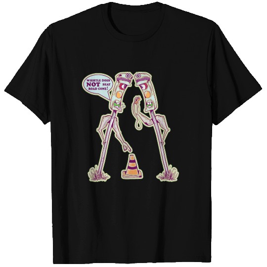 Traffic lights fighting T Shirts