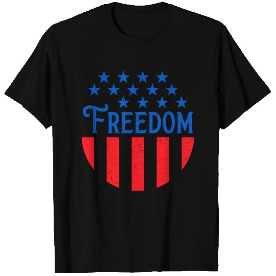 Patriotic Freedom Stars and Stripes T Shirts