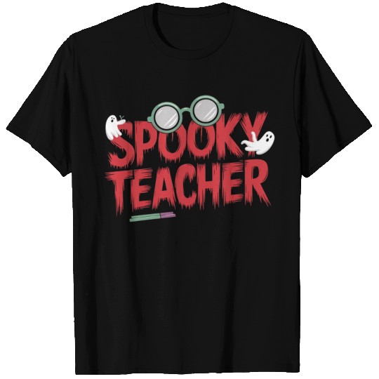 Teacher Spooky Education Funny Gift idea T Shirts