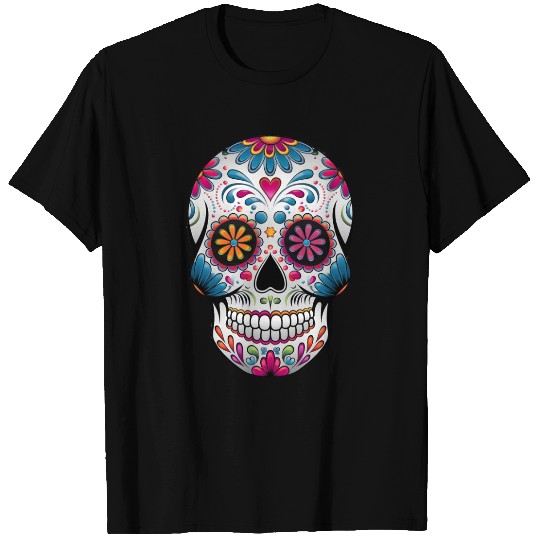 Colorful Skull T Shirts