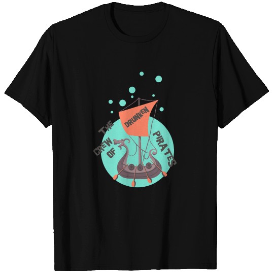 pirates ship lovers T Shirts design