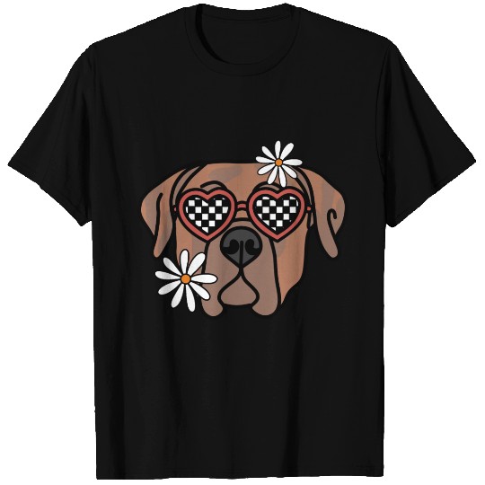 Boerboel Brown Retro Dog T Shirts
