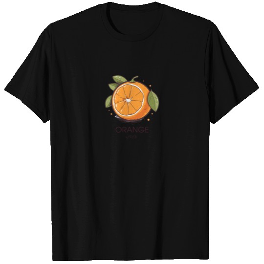 A Simple Orange T Shirts