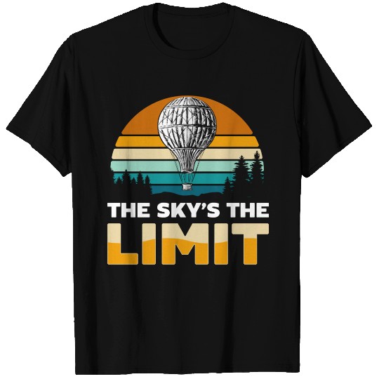 Hot Air Balloon Flying Driving Leisure T Shirts