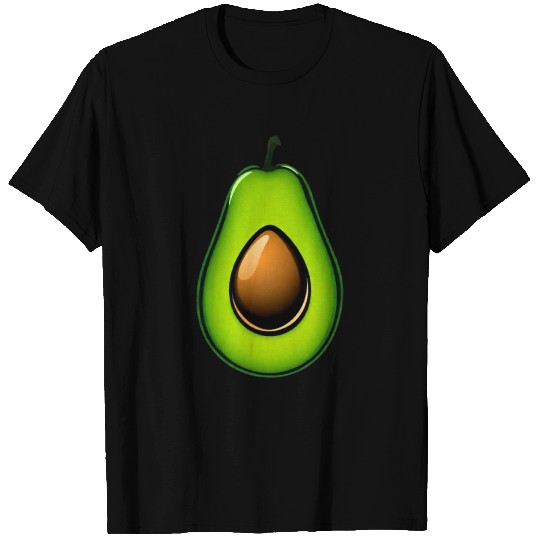 Avocado food art vegan design 8 T Shirts