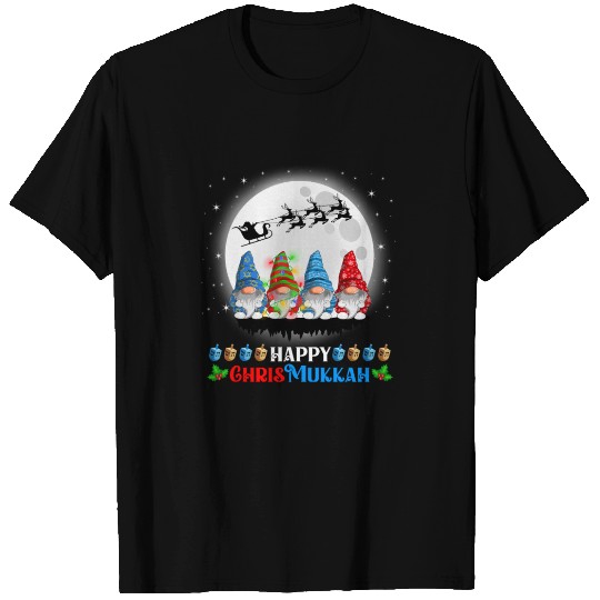Happy Chrismukkah Gnomes Christmas Hanukkah T Shirts