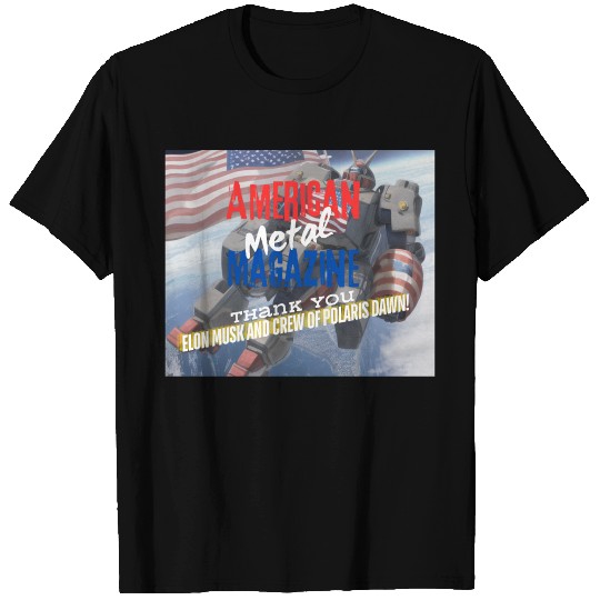 Elon Musk and Polaris Dawn crew A.M.M. 9-12 T Shirts