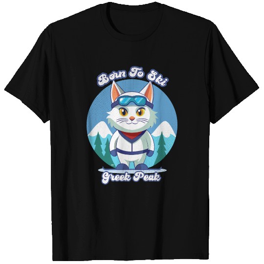 Little Cat skiing in Greek Peak T Shirts