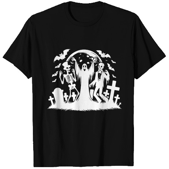 Magic Gravestone Kids Halloween Cemetery Party T Shirts
