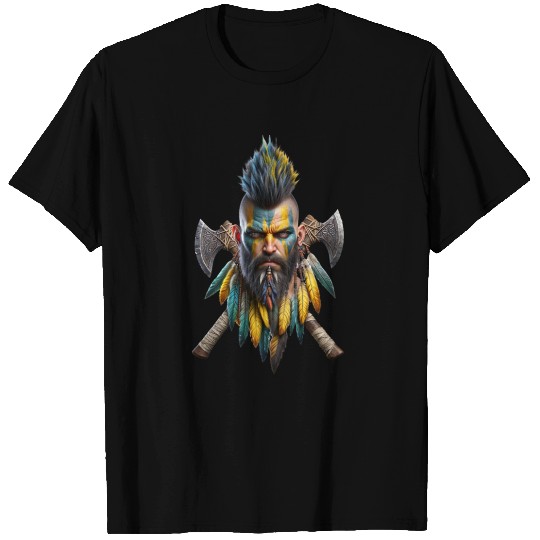 Tribal Viking Warrior T Shirts