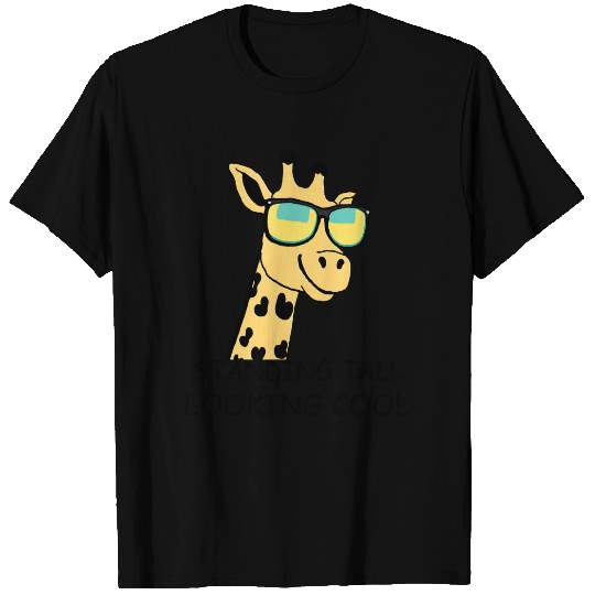Giraffe in Sunglasses T Shirts