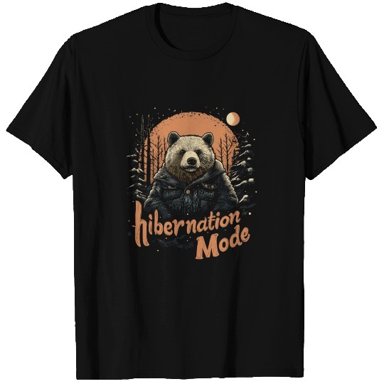 Hibernation Mode Brown Bear T Shirts
