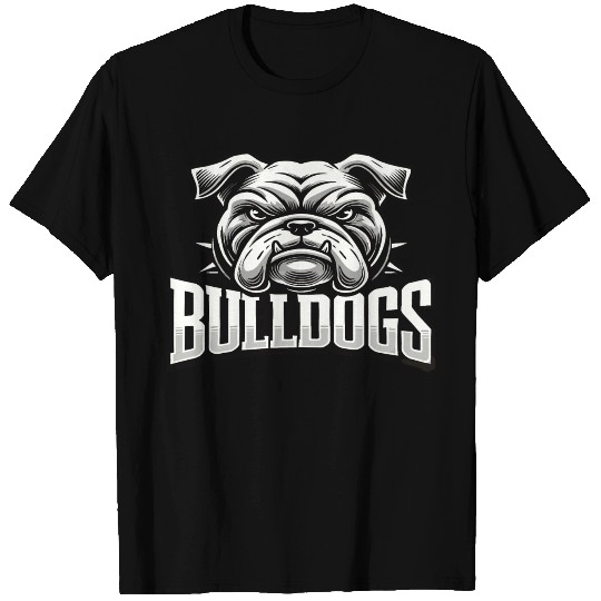 Bulldogs Mascot Back To School Team Spirit T Shirts