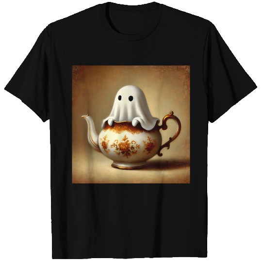 Ghost in the teapot: Spooky fun for Halloween T Shirts