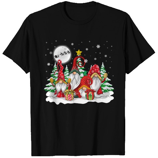 Gnomes Funny Christmas Family Friend Gnomes T Shirts