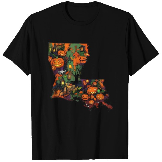Louisiana USA Halloween T Shirts
