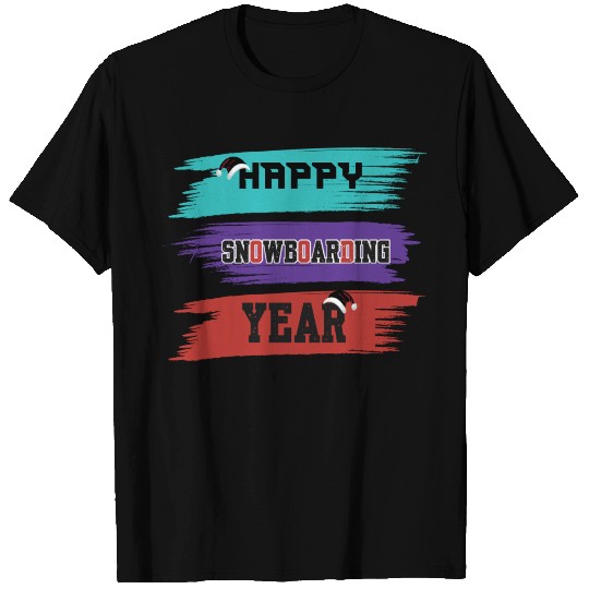 Happy Snowboarding Year Winter T Shirts