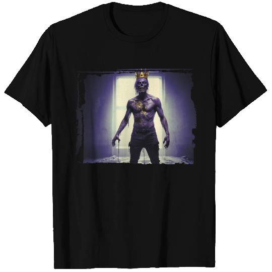 Portrait full body zombie with gold crown T Shirts