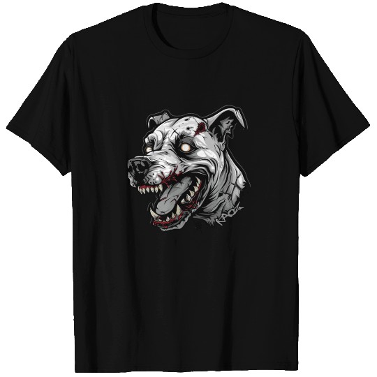 White Zombie Dog Head T Shirts