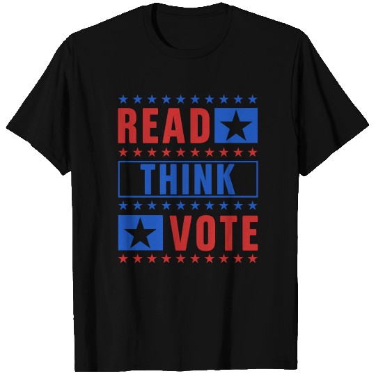 Read Think Vote: United States Election Day T Shirts