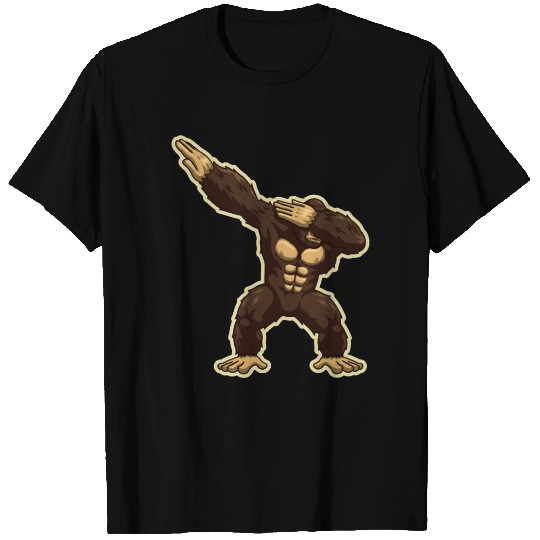 Monkey Chimpanzee Gorilla Dabbing Ape T Shirts