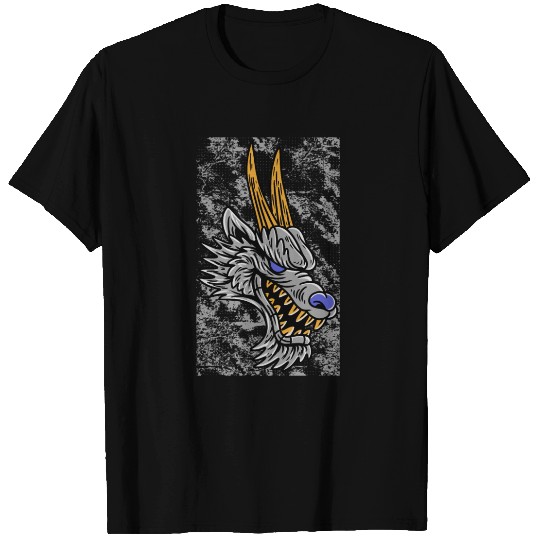Fantasy RPG Wolf Magic Dungeon T Shirts