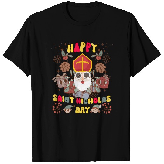 Groovy Saint Nicholas Day logo T Shirts