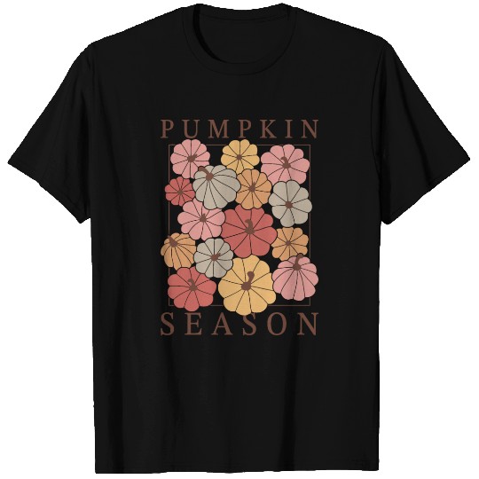 Boho Pumpkin Season: Fall Vibes & Autumn Charm T Shirts