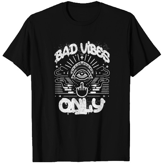 Bad Vibes Only Mystic Eye & Geometric T Shirts