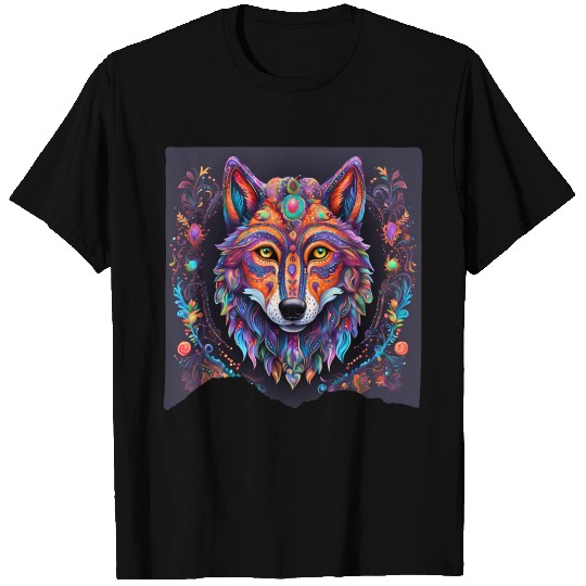 Halloween Wolf Alebrije T Shirts