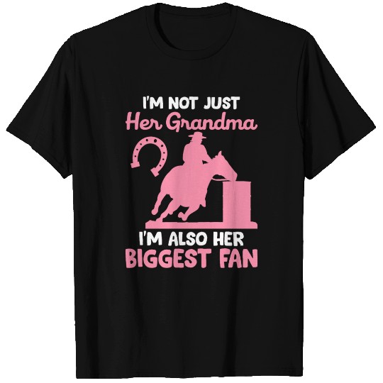 Barrel Racer Barrel Racing Rodeo Horse Grandma Big T Shirts