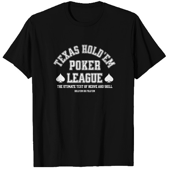 Texas Hold'em Poker League Apparel T Shirts