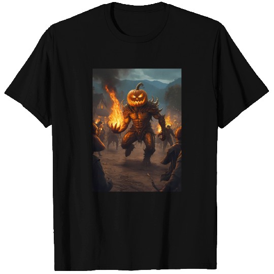 Pumpkin Fiend: A Halloween Horror T Shirts