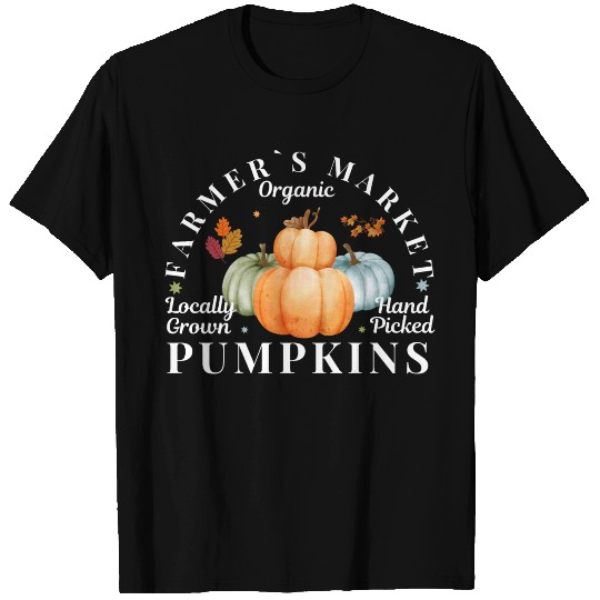 Farmers Market Organic Locally Grown Pumpkins T Shirts