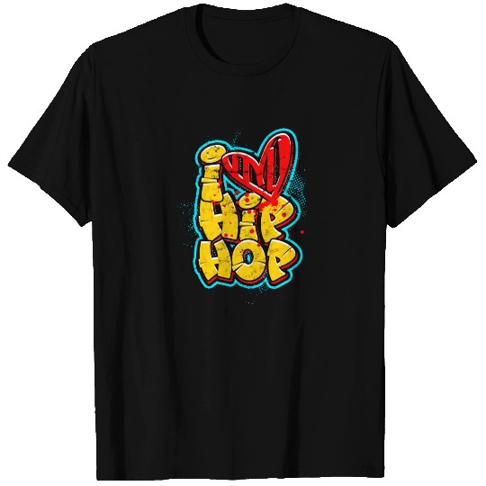 I Love Hip Hop - Music T Shirts