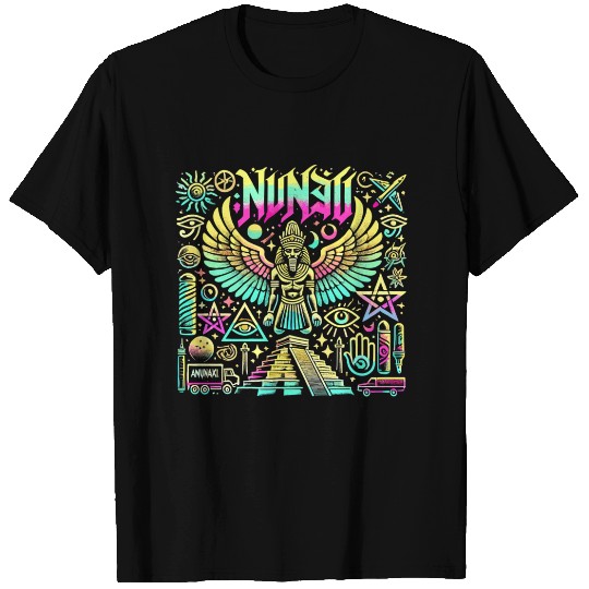 Anunakiz Celestial Enki Guardian T Shirts