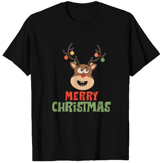 Merry Christmas Reindeer Xmas Family Men Women Kid T Shirts