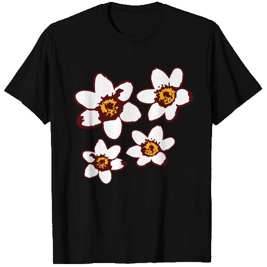 Beautiful White Daisies Flowers Spring Summer Fun T Shirts