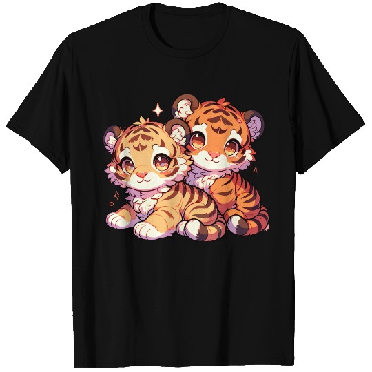 Adorable Baby Tiger Cubs Artwork - Cute and T Shirts
