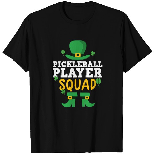 Pickleball Player St Patrick's day shamrock T Shirts