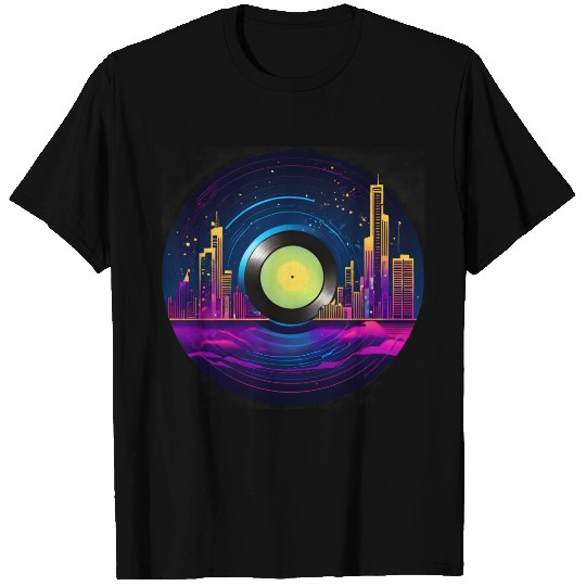 Vinyl City Spinning T Shirts