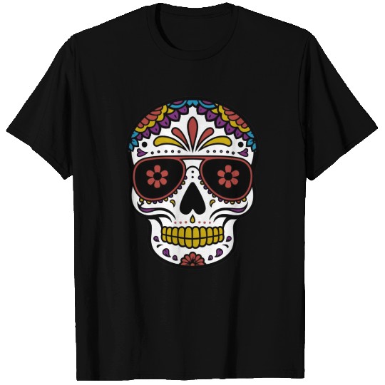 dia de los muertos Back T Shirts