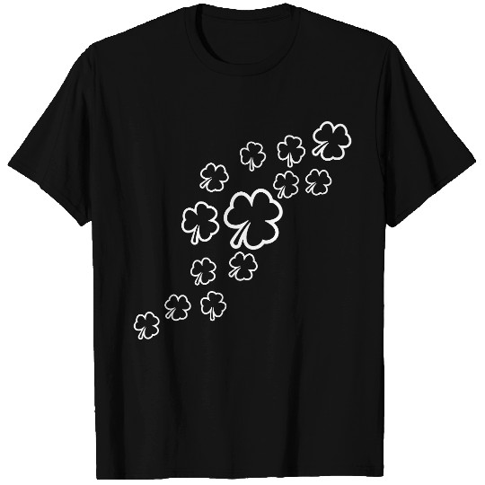 Shamrock Many Trefoil Leaves Green Pattern Cool T Shirts
