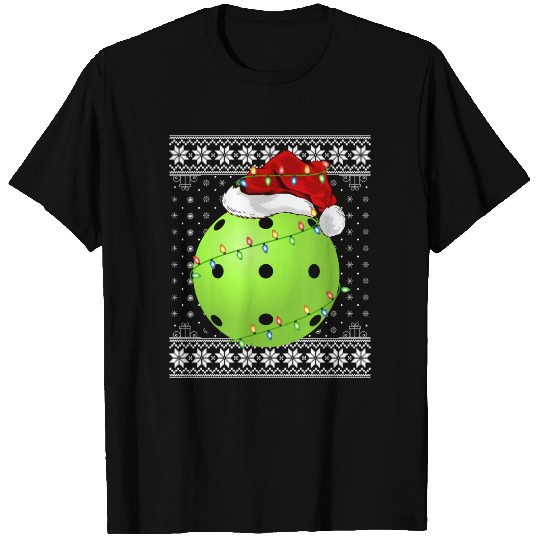 Pickleball Player Ugly Christmas T Shirts