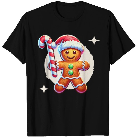 Gingerbread Man Christmas Cheer T Shirts