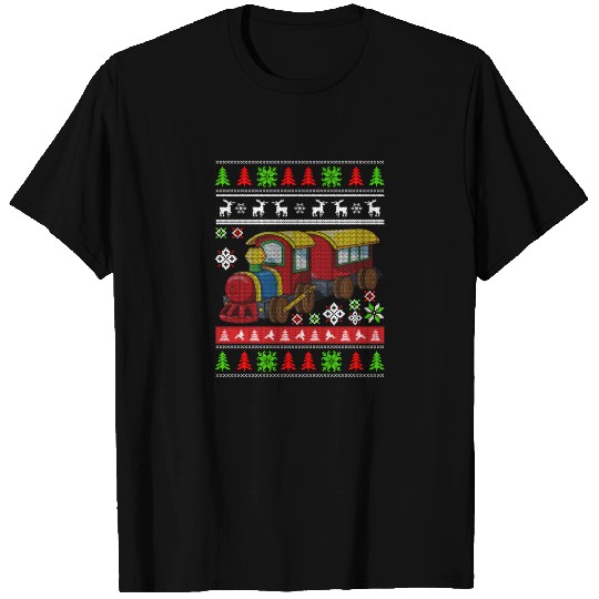 Christmas Kids Train T Shirts