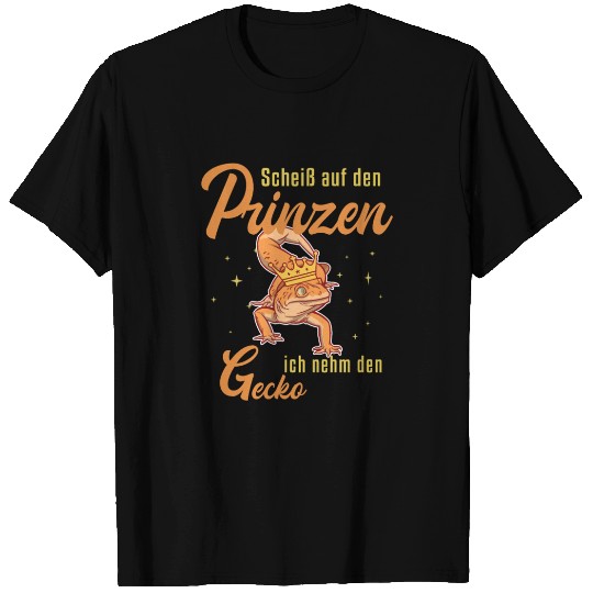 Ich nehm den Gecko Lizard Gekkota Crested Leopard T Shirts